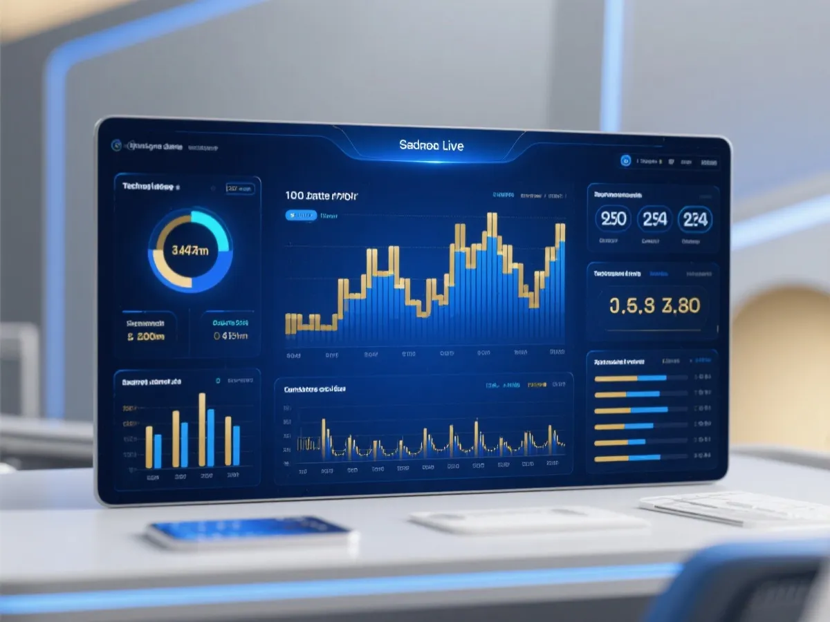 Real-time data dashboard